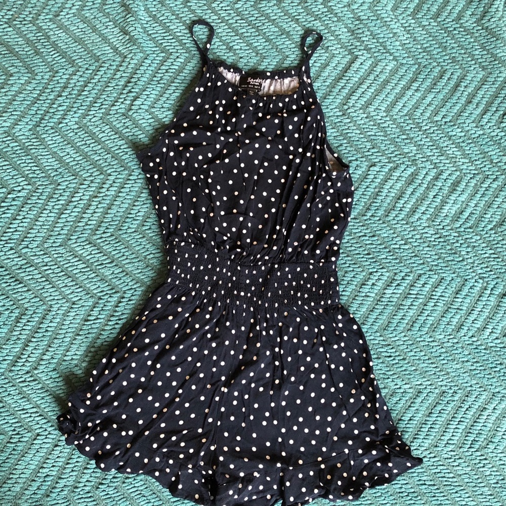Bardot Junior Navy Blue Romper